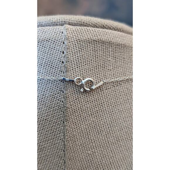 925 Sterling Silver Two Tone Tree of Life Heart 'My Family My Love' Necklace - Picture 5 of 6